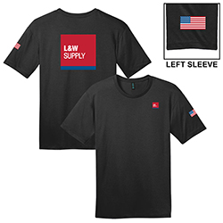 PERFECT WEIGHT T-SHIRT WITH FLAG