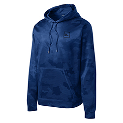 SPORT-TEK CAMO HEX FLEECE HOODED PULLOVER