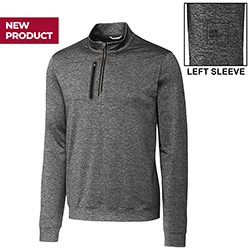 Cutter & Buck Stealth Heathered Quarter Zip