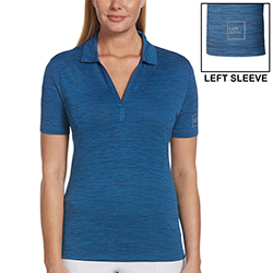 CALLAWAY LADIES BROKEN STRIPE POLO